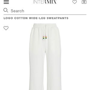 Black Staud wide leg sweatpants